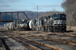 NS 24Z (stacktrain) over taking 15N (general merchandise)